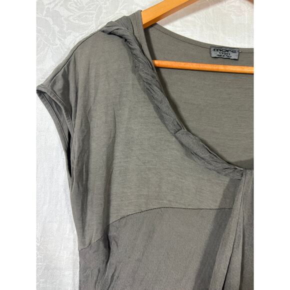 More by Siste's Dress XL Brown 100% Silk Italy Balloon Hem Lagenlook Pleated - Picture 3 of 11